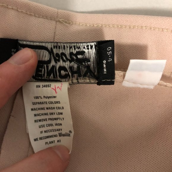 Givenchy Sport NWT Vintage Pull On Elastic Waist Khaki Beige Pants 6 (4) - Picture 9 of 14